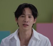 South Korean actor Park Sung-hoon in a meet the characters video for netflix's squid game season two