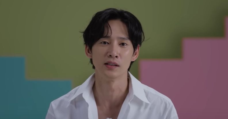 South Korean actor Park Sung-hoon in a meet the characters video for netflix's squid game season two