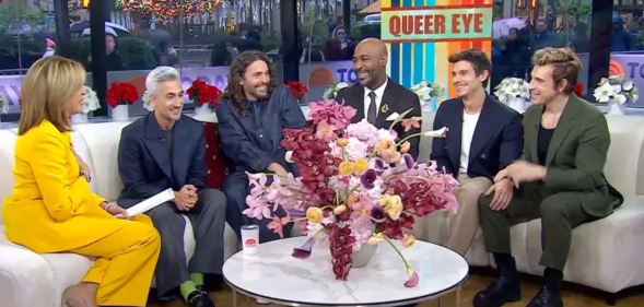 The cast of Queer Eye on The Today Show.