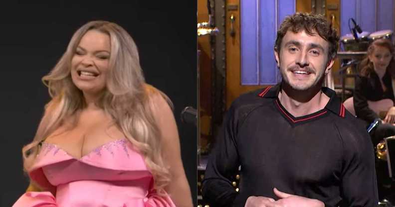 Trisha Paytas guest starred on Saturday Night Live (SNL) with Paul Mescal