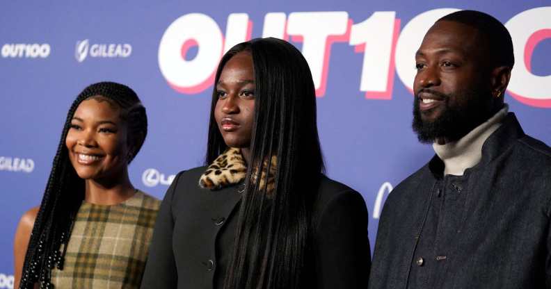 Zaya Wade, Gabrielle Union and Dwyane Wade