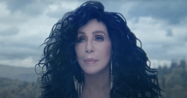 Cher turns back time in a new advert for Uber Eats. (YouTube)