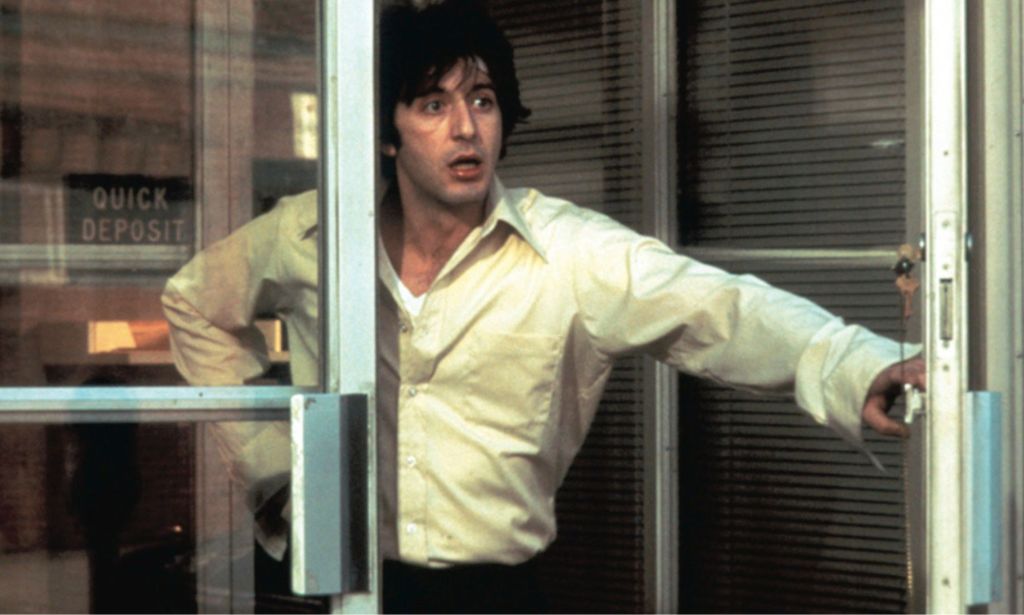 Al Pacino in Dog Day Afternoon.