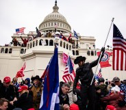 Pro-Trump supporters storm the U.S. Capitol following a rally with President Donald Trump on January 6, 2021 in Washington, DC.