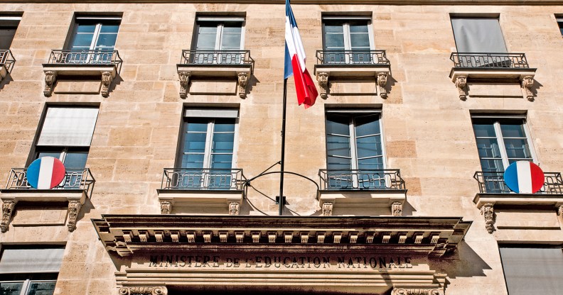 Ministry of National Education in Paris.