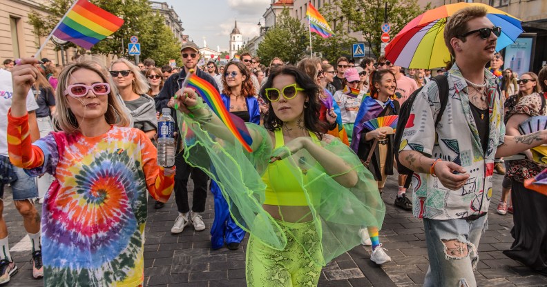 Lithuania Pride march.