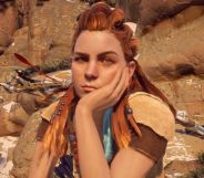 A screenshot from Horizon Zero Dawn.