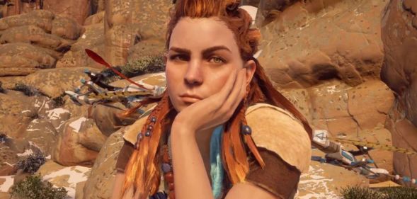 A screenshot from Horizon Zero Dawn.