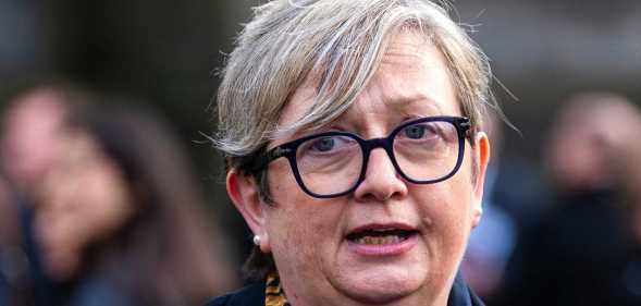 Joanna Cherry attends a memorial service for Scotland's former First Minister Alex Salmond at St Giles' Cathedral.