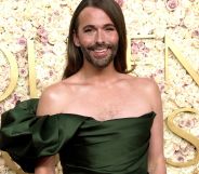 Jonathan Van Ness on the red carpet of the Golden Globes.