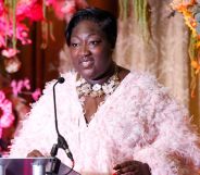 Phyll Opoku-Gyimah speaks onstage at the Kaleidoscope Trust Gala Dinner 2022 at The Institute of Directors on October 07, 2022 in London, England