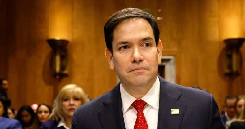 Secretary of state Marc Rubio has ordered that ‘sex is not changeable’ in email.