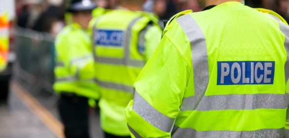 A group of UK police officers