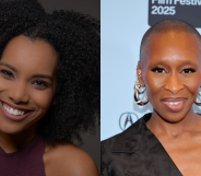 Split photo of Lencia Kebede and Cynthia Erivo.