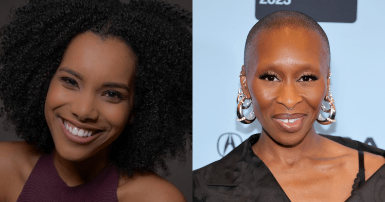 Split photo of Lencia Kebede and Cynthia Erivo.