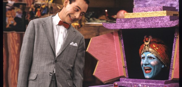 Paul Reubens as Pee-wee Herman in CBS' Pee Wee's Playhouse in 1986