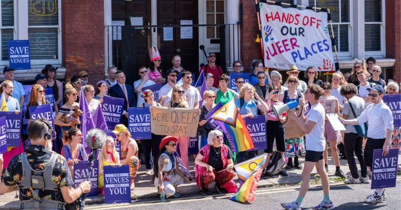 More than a hundred people showed up to a rally to save Bethnal Green Working Men’s Club in July 2024