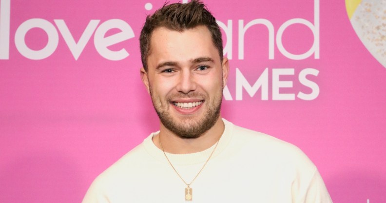 WEST HOLLYWOOD, CALIFORNIA - NOVEMBER 15: Cast member Curtis Pritchard attends the Los Angeles Watch Party for NBCUniversal's "Love Island Games" at The Den On Sunset on November 15, 2023 in West Hollywood, California. (Photo by Robin L Marshall/Getty Images)