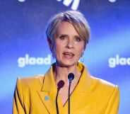 Cynthia Nixon at the GLAAD Awards in 2022.