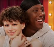 Kori King smiling as she wraps her arms around Lydia B Kollins in episode eight of Drag Race season 17