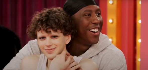 Kori King smiling as she wraps her arms around Lydia B Kollins in episode eight of Drag Race season 17