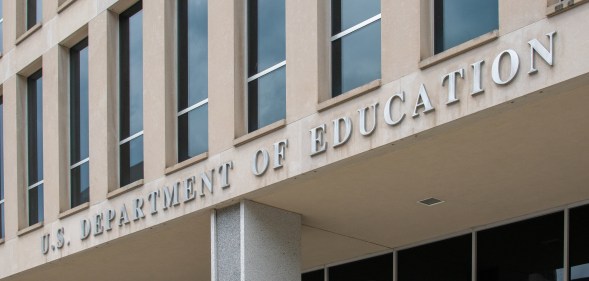 The US Department of Education building.