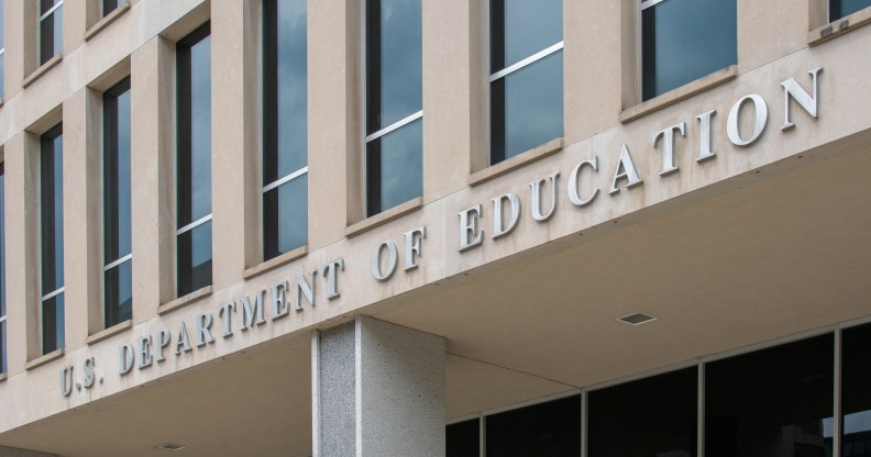 The US Department of Education building.