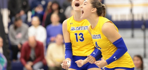 San Jose State Volleyball players