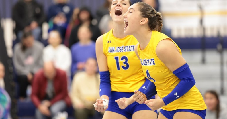 San Jose State Volleyball players