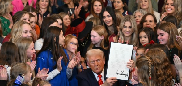 Trump signs executive order, “Keeping Men Out of Women’s Sports”.