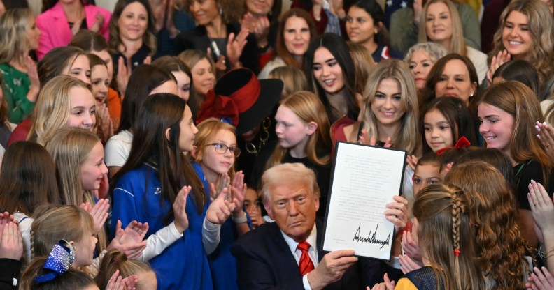 Trump signs executive order, “Keeping Men Out of Women’s Sports”.