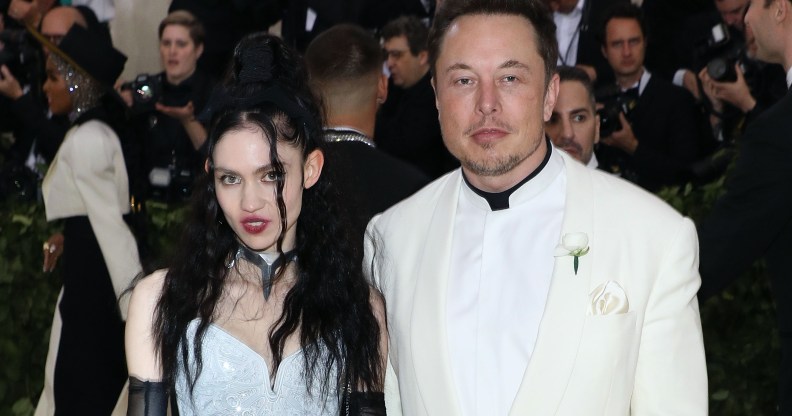 Grimes and Elon Musk