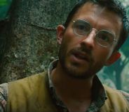 Jonathan Bailey in a the Jurassic World Rebirth trailer.