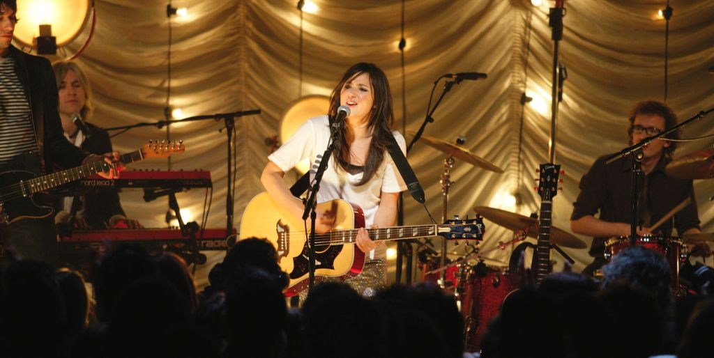 KT Tunstall performs at the BRIT Award nominations launch in 2006.