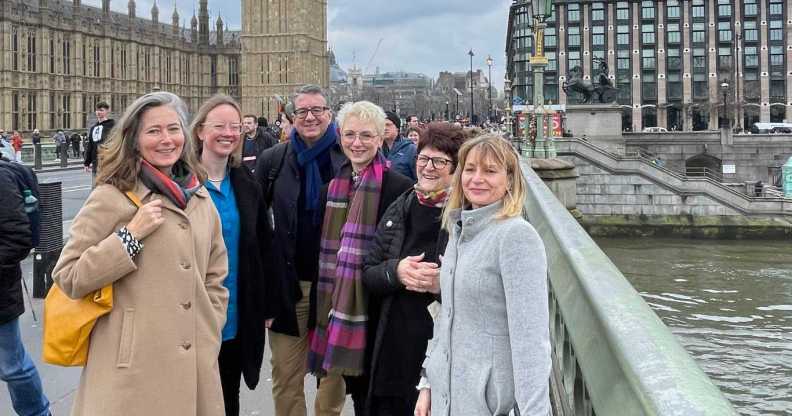 Parents of LGBTQ+ children took to Parliament to fight for equal rights.