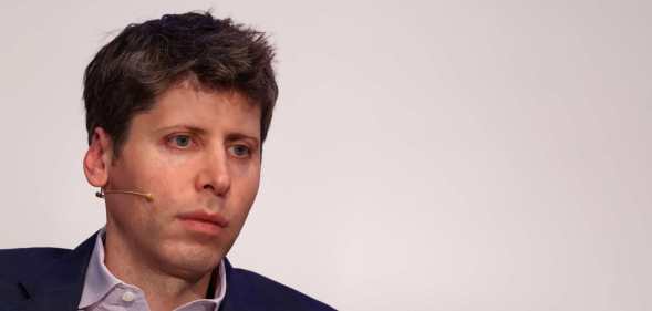 BERLIN, GERMANY - FEBRUARY 07: Sam Altman, co-founder and CEO of OpenAI, speaks during a panel discussion titled "The Age of AI" at the Technical University of Berlin on February 07, 2025 in Berlin, Germany. Altman said he predicts the pace of artificial intelligence's usefulness in the next two years will accelerate markedly compared to the last two years. (Photo by Sean Gallup/Getty Images)