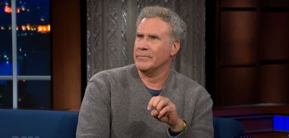 Will Ferrell on The Late Show with Stephen Colbert.