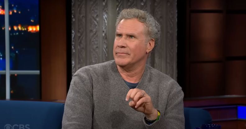 Will Ferrell on The Late Show with Stephen Colbert.