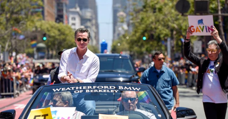 Gavin Newsom slammed for ‘sickening’ LGBTQ+ solidarity U-turn after trans comments