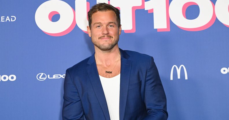 Colton Underwood attends Out100 Celebration - Arrivals at NeueHouse Hollywood on December 11, 2024 in Hollywood, California. (Photo by Olivia Wong/WireImage)