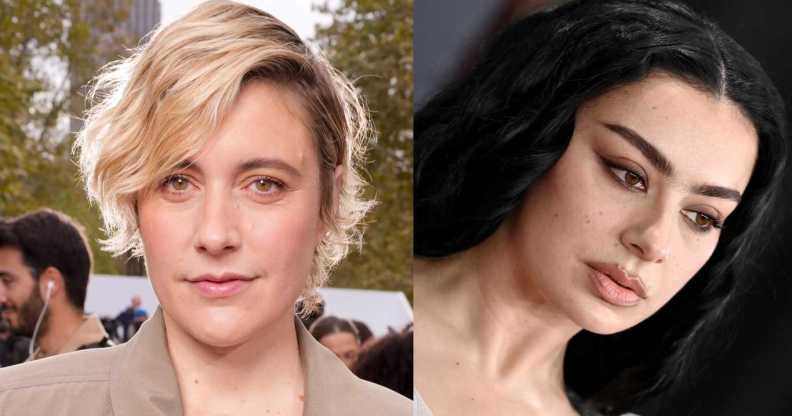 Greta Gerwig and Charli XCX.