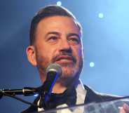 Jimmy Kimmel speaks onstage during the 67th GRAMMY Awards.