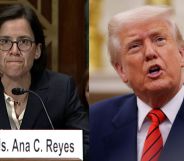 Judge Ana Reyes alongside Donald Trump