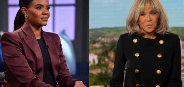 Candace Owens (left) and Brigitte Macron (right)