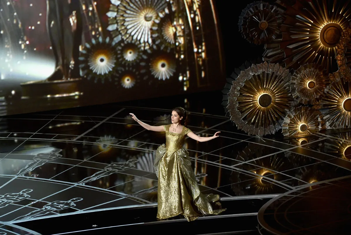 Anna Kendrick performing at the 2015 Academy Awards (Photo by Kevin Winter/Getty Images)