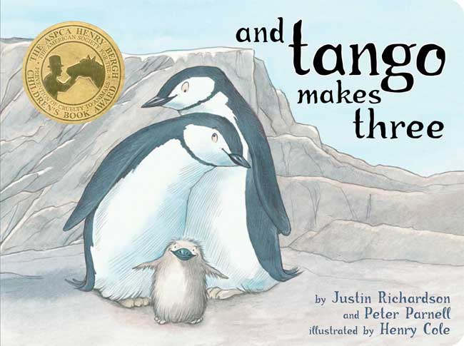 Children's book And Tango Makes Three tells the story of gay penguin couple Roy and Silo