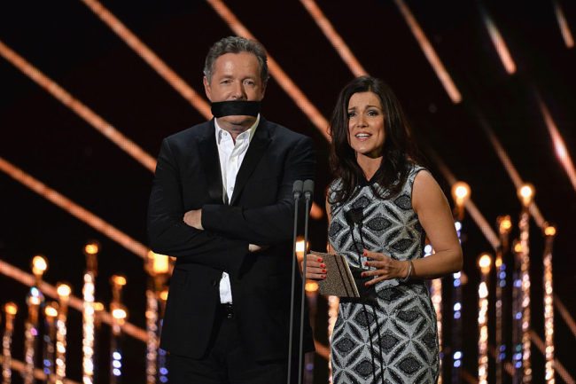 Piers Morgan and Susanna Reid at the National Television Awards