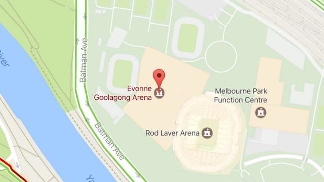 Margaret Court Arena on Google maps