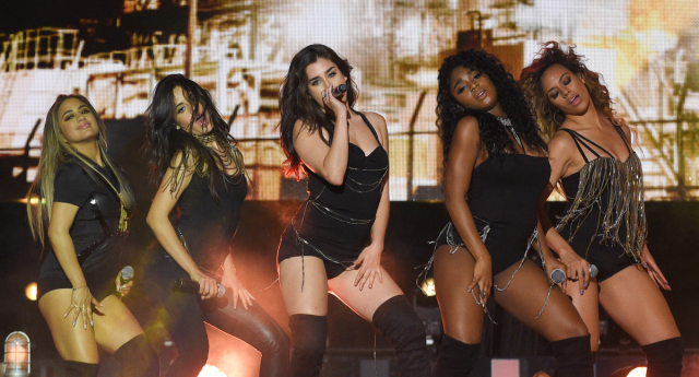 TORONTO, ON - JUNE 19:  (L-R) Ally Brooke, Camila Cabello, Normani Hamilton, Lauren Jauregui and Dinah-Jane Hansen of Fifth Harmony perform at the 2016 iHeartRADIO MuchMusic Video Awards at MuchMusic HQ on June 19, 2016 in Toronto, Canada.  (Photo by Ernesto Distefano/Getty Images)