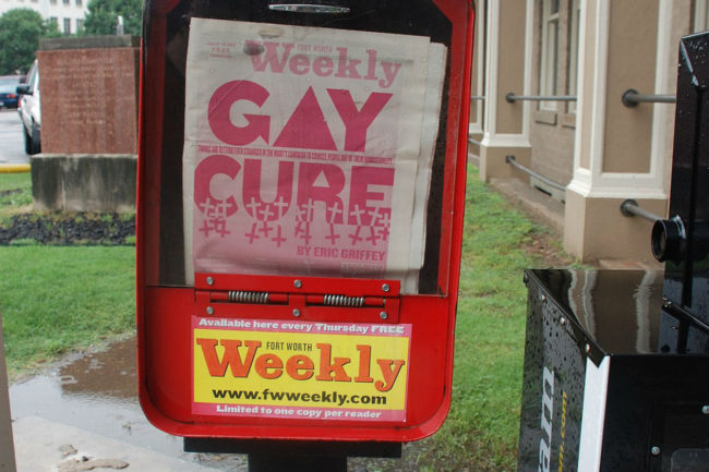 Gay Cure in the (Fort Worth Weekly